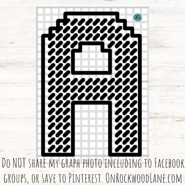 Easy Plastic Canvas Alphabet – Free Pattern